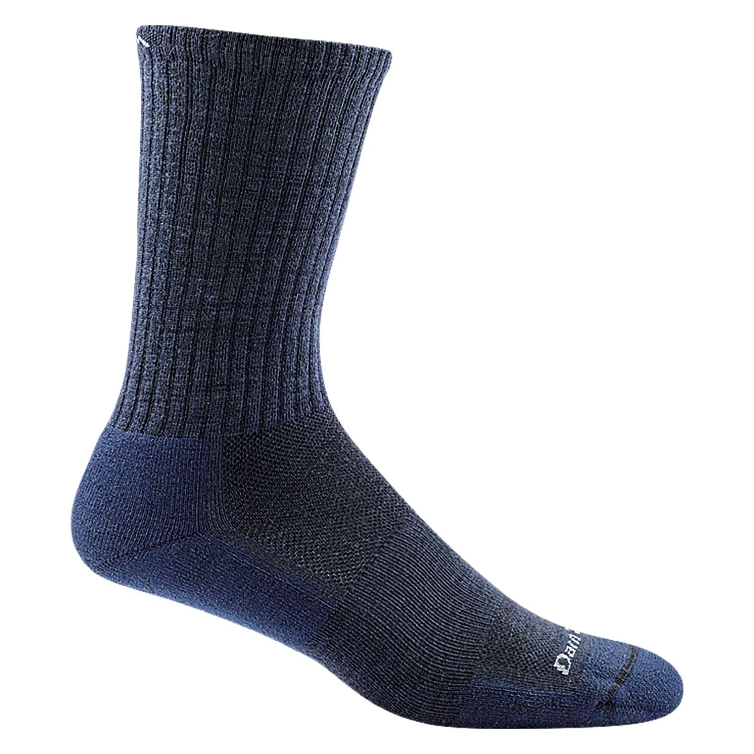 Darn Tough - Men's Lifestyle - Crew, Lightweight, w/Cushion - The Standard - 1657, Colour: Navy, Size: Large