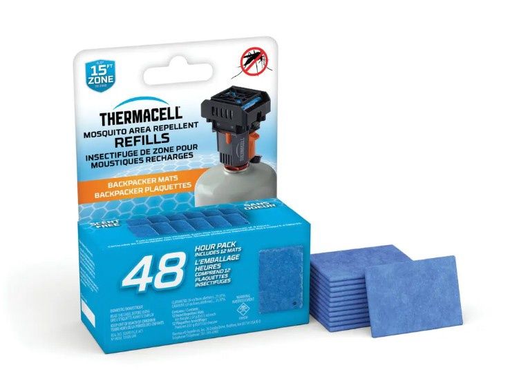 Thermacell - Backpacker Refill Mats, Length: 48hrs
