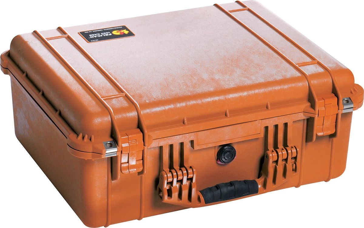 Pelican - 1550 Case - No Foam, Colour: Orange