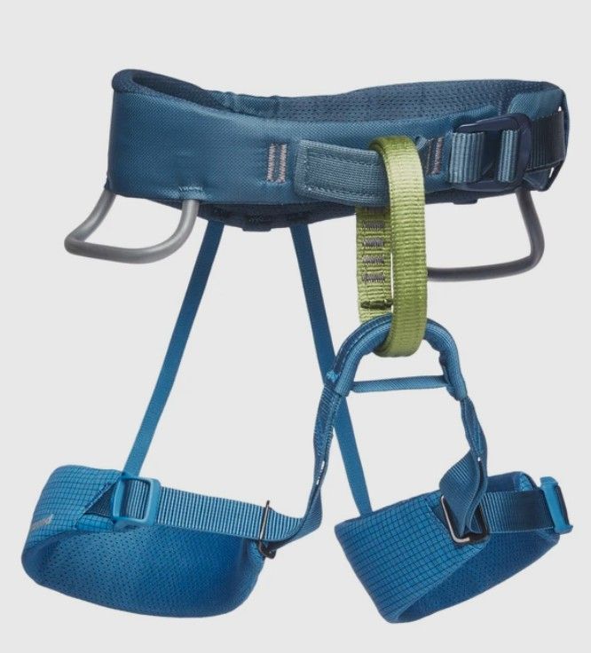 Black Diamond - Kids Momentum Harness, One Size, Colour: Kingfisher