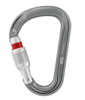 Petzl - Attache Screw-Lock Carabiner, Colour: Grey