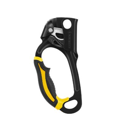 Petzl - Ascension Ascender - Black/Yellow, Side: Left-Handed