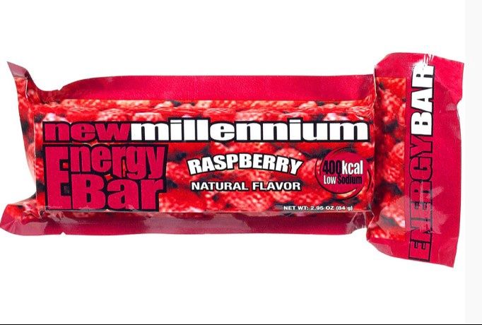 Millennium - Raspberry Energy Food Bar, Flavour: Raspberry