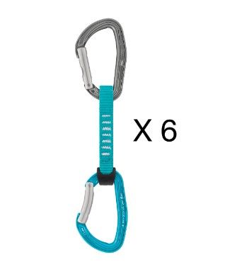 Petzl - Djinn Axess Quickdraw, 12cm (6 Pack), Season: Past