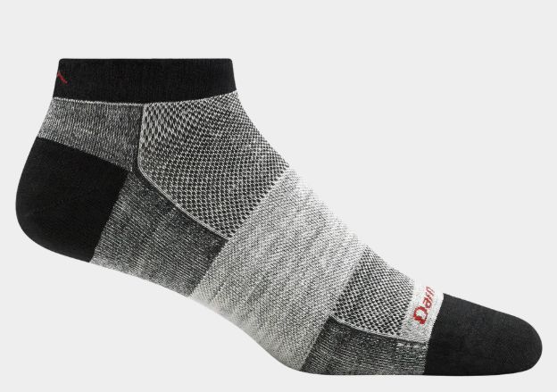 Darn Tough - Men's Run - No Show Tab, Lightweight, No Cushion - 1437, Colour: Charcoal, Size: Large