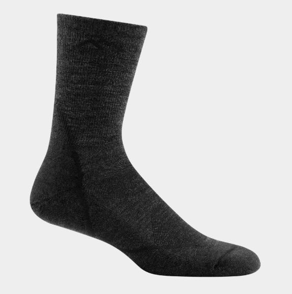 Darn Tough - Men's Hike/Trek - Micro Crew, Lightweight, w/Cushion - Light Hiker - 1972, Colour: Black, Size: XLarge