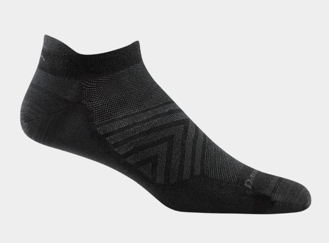 Darn Tough - Men's Run - No Show Tab, Ultra-Lightweight, No Cushion - 1033, Colour: Black, Size: Large