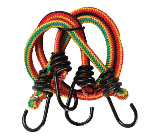 Coghlan's - Stretch Cords, 20", 2 pack, Size &amp; Colour: 20" (x2) Multi Colour
