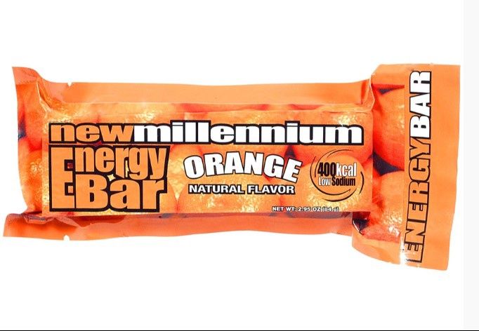 Millennium - Orange Emergency Food Bar, Flavour: Orange