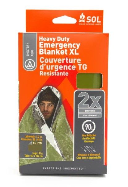 SOL - Emergency Blanket - Heavy Duty, Weight: Heavy Duty