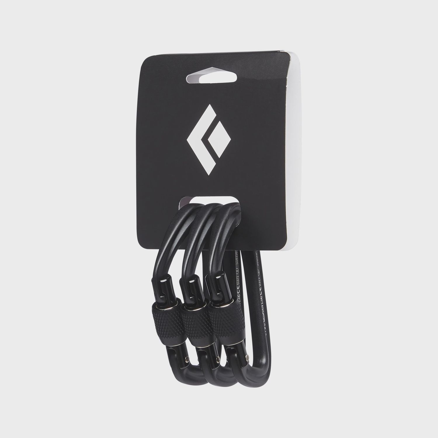 Black Diamond - Hotforge Screwgate Carabiner - 3 Pack, Colour: Black