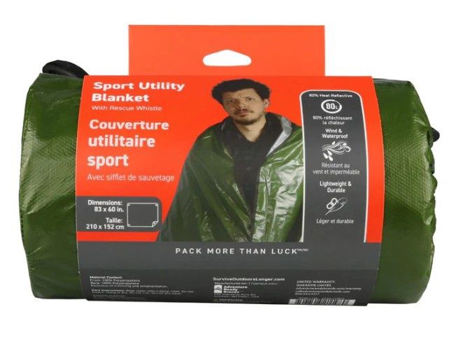 SOL - Sport Utility Blanket w/ Rescue Whistle