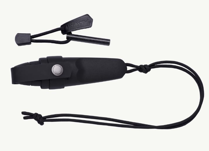 MoraKniv - Eldris Knife Kit with Fire Starter, Peggable Box, Colour: Black