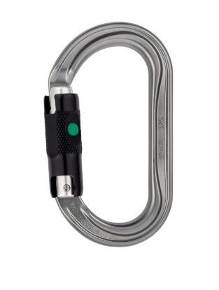 Petzl - OK Carabiner, Colour: Grey, Lock: Ball-Lock