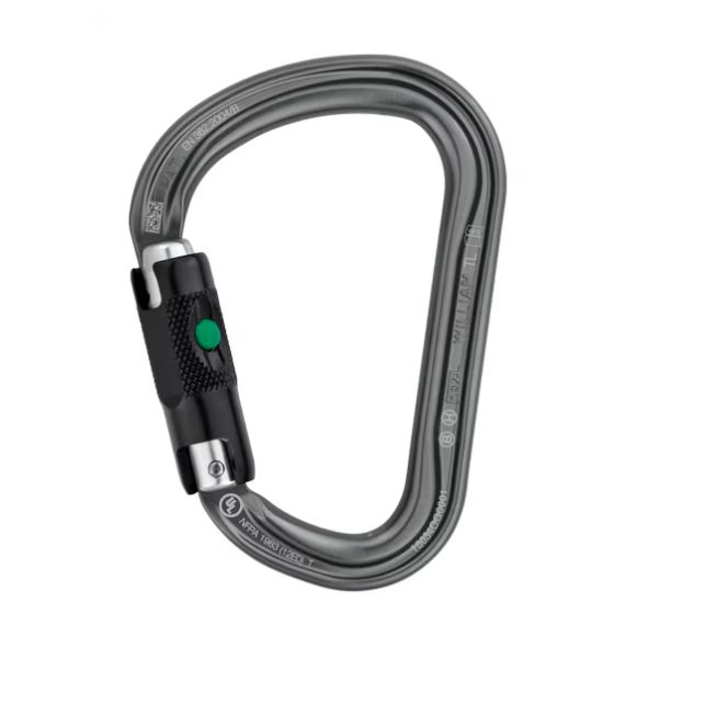 Petzl - William Carabiner, Colour: Grey, Lock: Ball-Lock