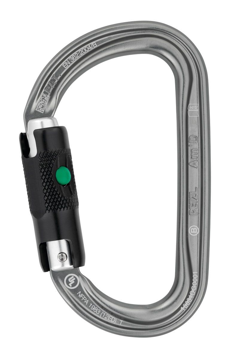 Petzl - AM'D Carabiner, Lock: Ball