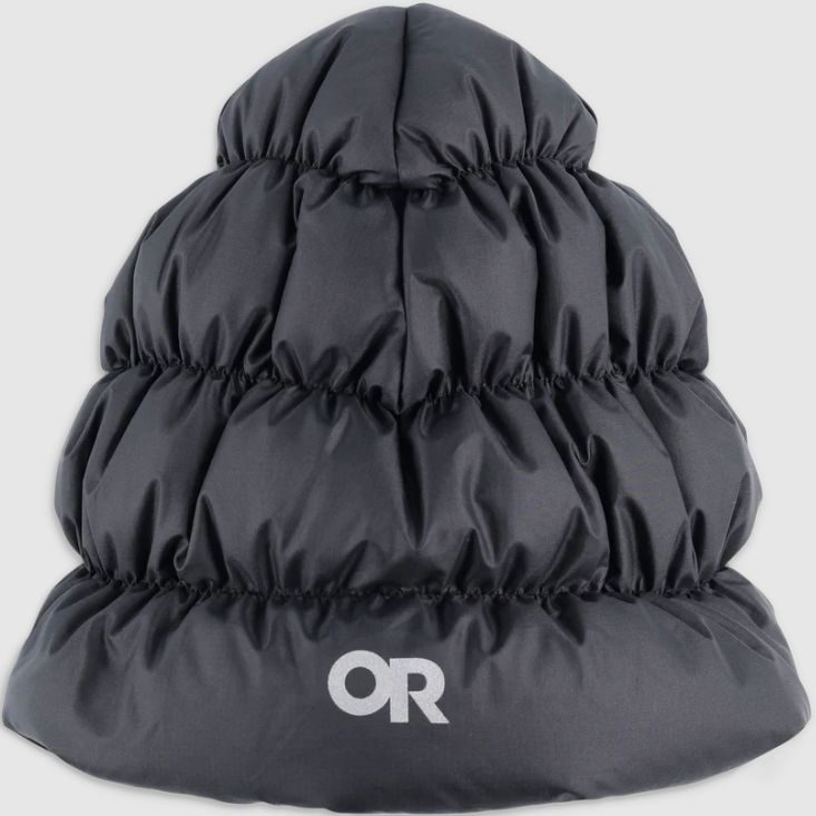 OR - Coldfront Down Beanie, Colour: Black, Size: L/XL