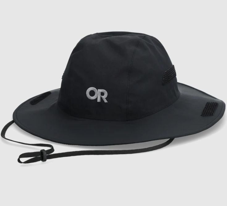 OR - Seattle Rain Hat, Colour: Black, Size: Large