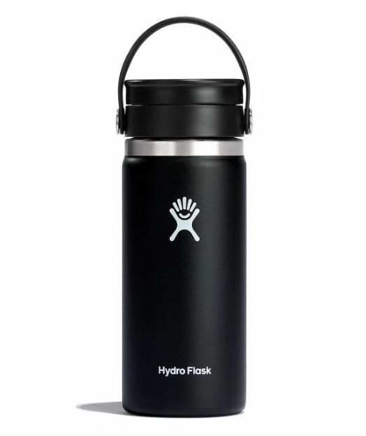 Hydro Flask - Coffee with Flex Sip Lid - 16oz, Colour: Black, Size: 16oz