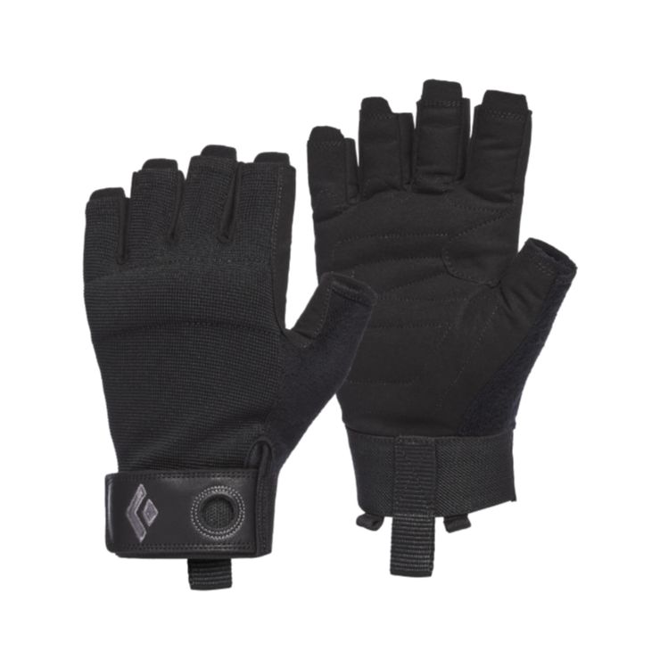 Black Diamond - Crag Gloves - Half-Finger, Colour: Black, Season: Past, Size: Large