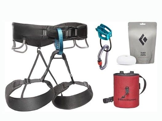 Black Diamond - Momentum Harness Package - Mens, Colour: Anthracite *disc*, Size: Large