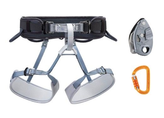 Petzl - Corax Harness Kit, Colour: Grey, Size: 1