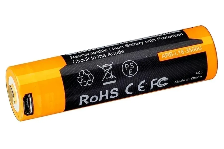 Fenix - 3500 mAh Built-In USB Rechargeable Batteries - Single
