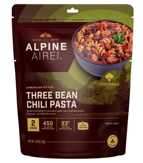AlpineAire - Three Bean Chili Pasta<