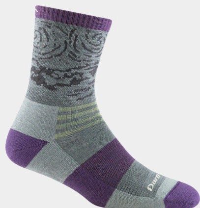 Darn Tough - Women's Hike/Trek - Micro Crew, Lightweight, Cushion - 1989 *disc, Colour: Seafoam, Size: Small