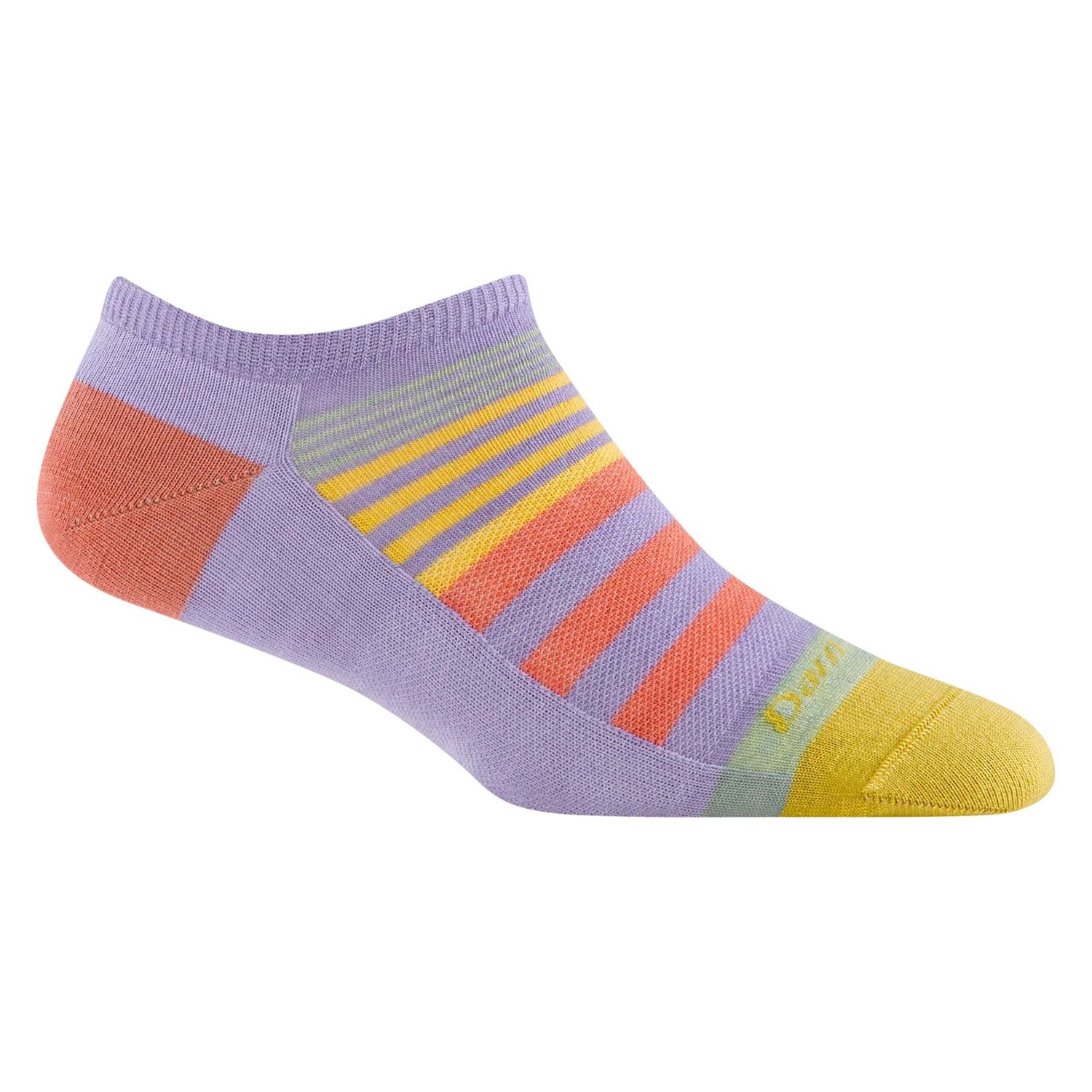 Darn Tough - Women's Lifestyle - No Show, Lightweight, No Cushion - Beachcomber - 6073, Colour: Lavender, Size: Small