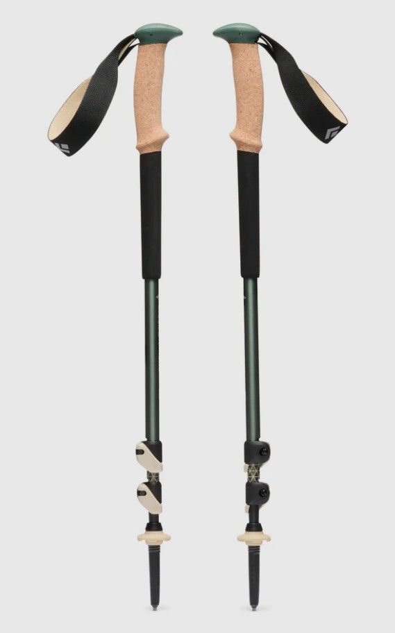 Black Diamond - Trail Cork Trekking Poles, Colour: Laurel Green