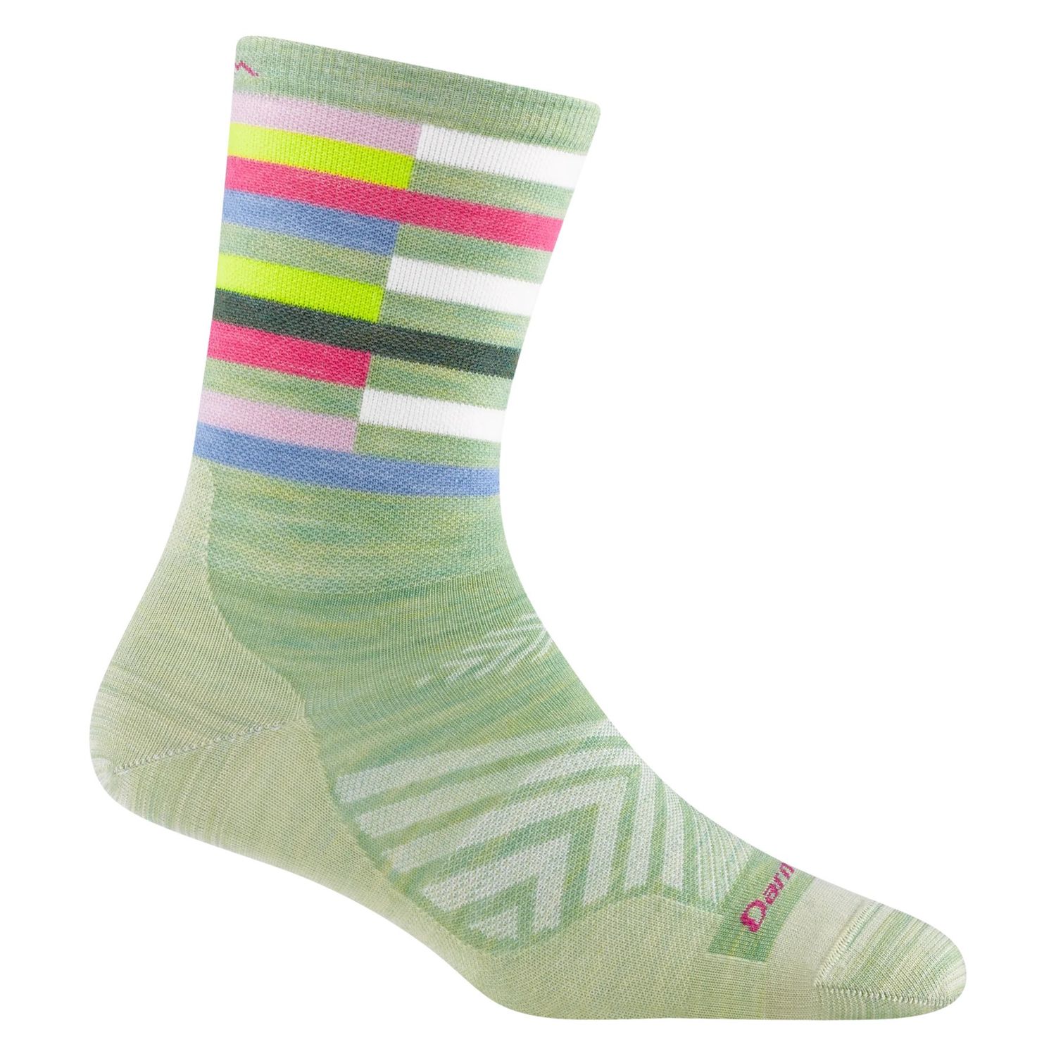 Darn Tough - Women's Run - Micro Crew, Ultra-Lightweight, No Cushion - Relay - 1063, Colour: Mint, Size: Medium