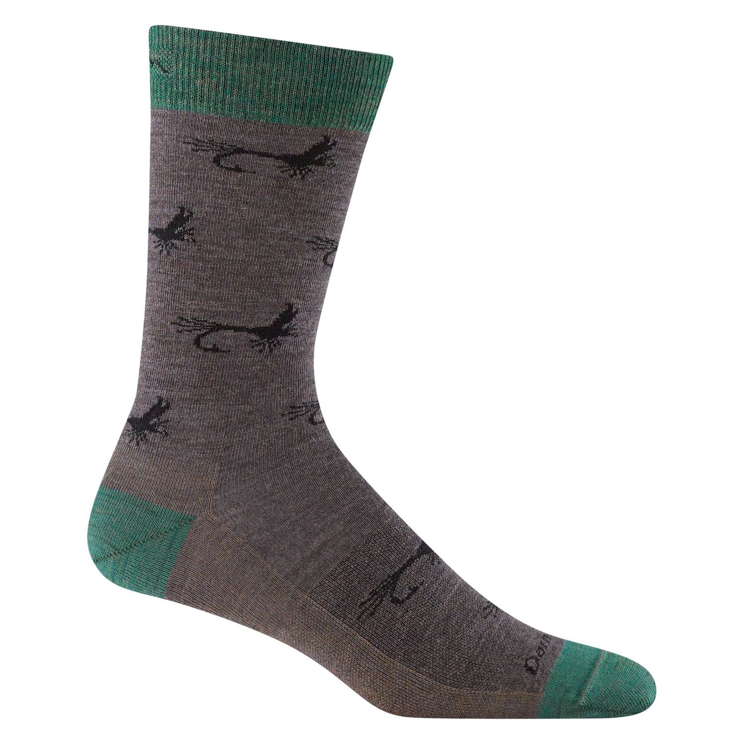 Darn Tough - Men's Lifestyle - Crew, Lightweight, No Cushion - McFly - 1671, Colour: Taupe, Size: Medium