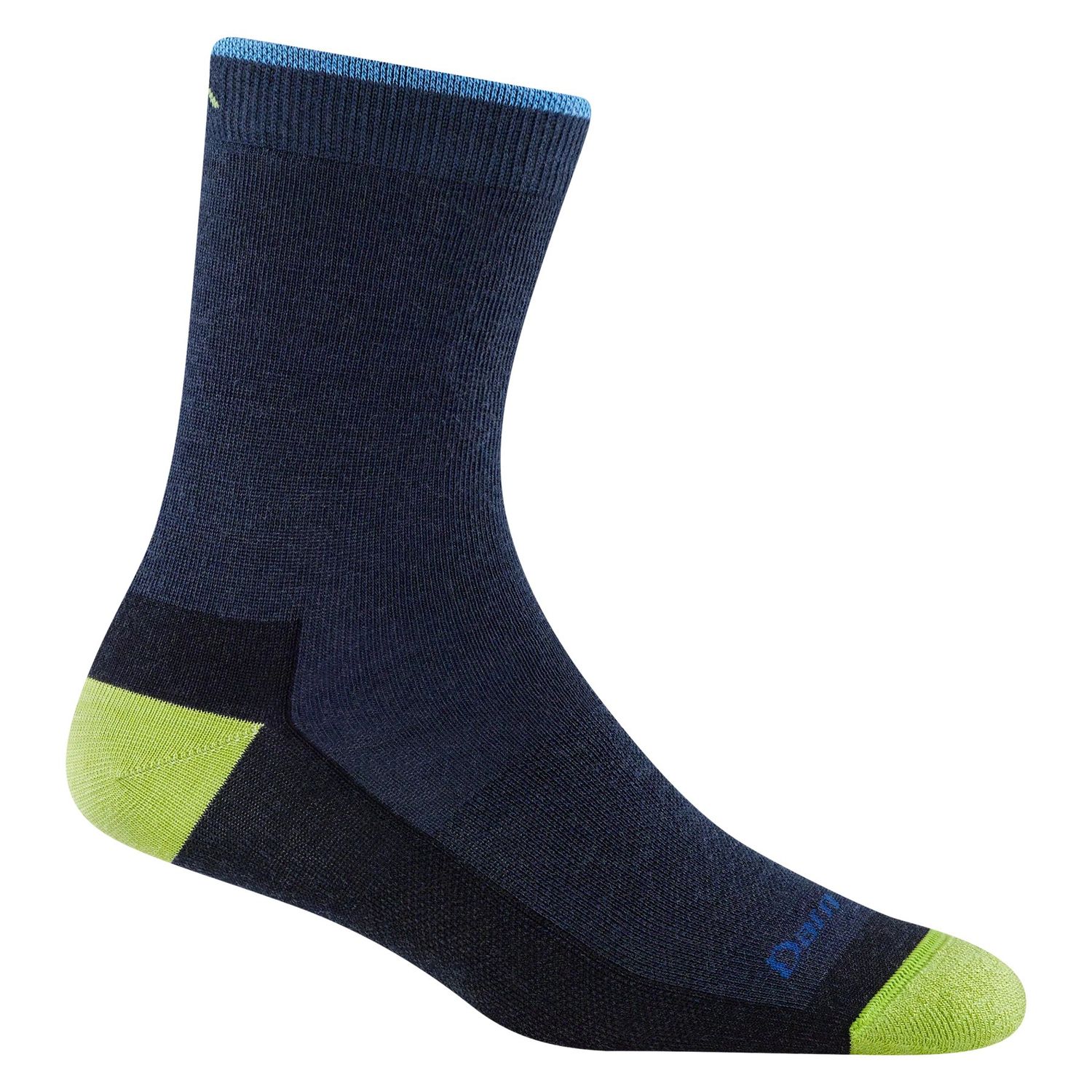 Darn Tough - Junior's LifeStyle - Micro Crew, Lightweight - Field Trip - 3044, Colour: Eclipse, Size: Medium