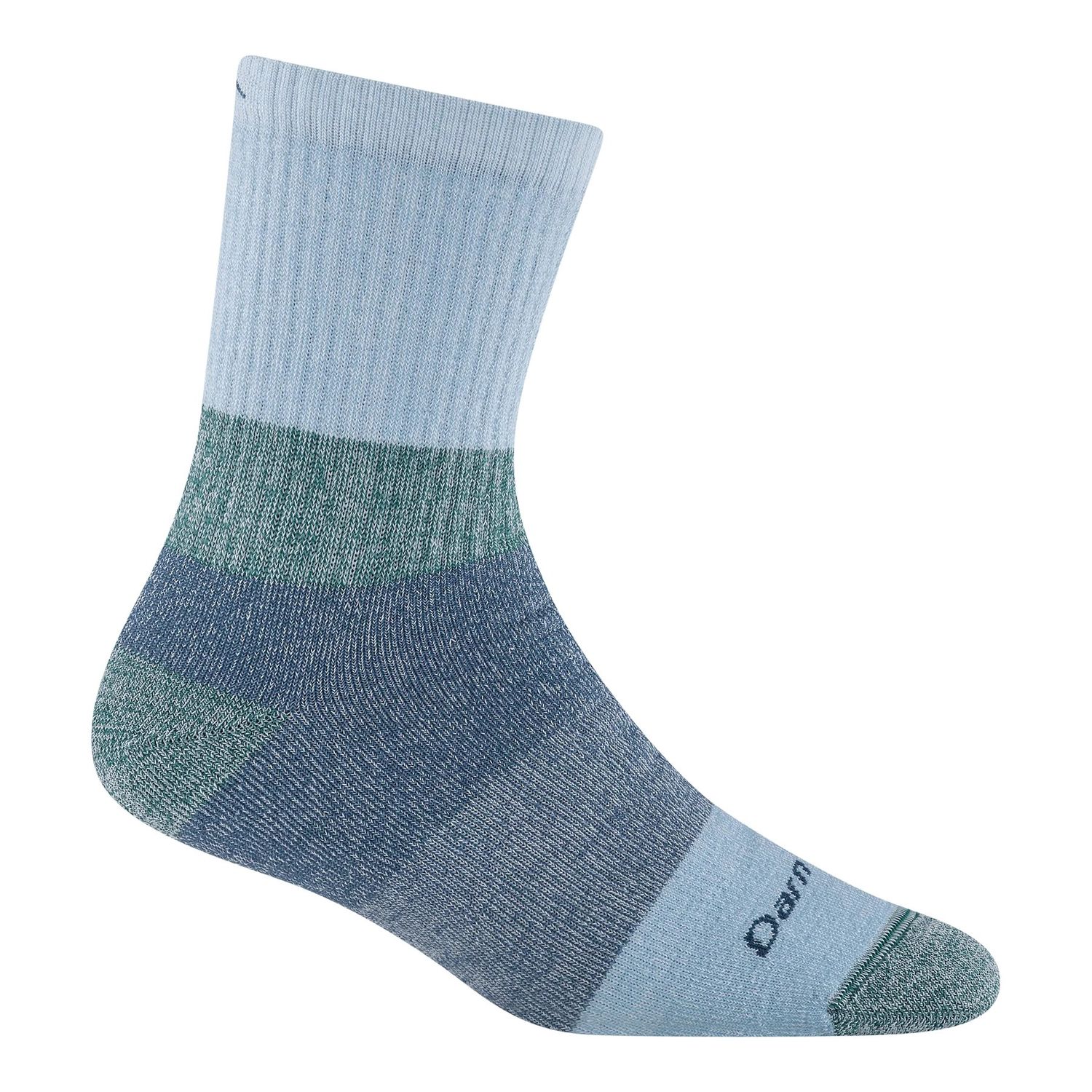 Darn Tough - Junior's Hike/Trek - Micro Crew, Heavyweight, Full Cushion - Hill Topper - 3045, Colour: Dragonfly, Size: Large
