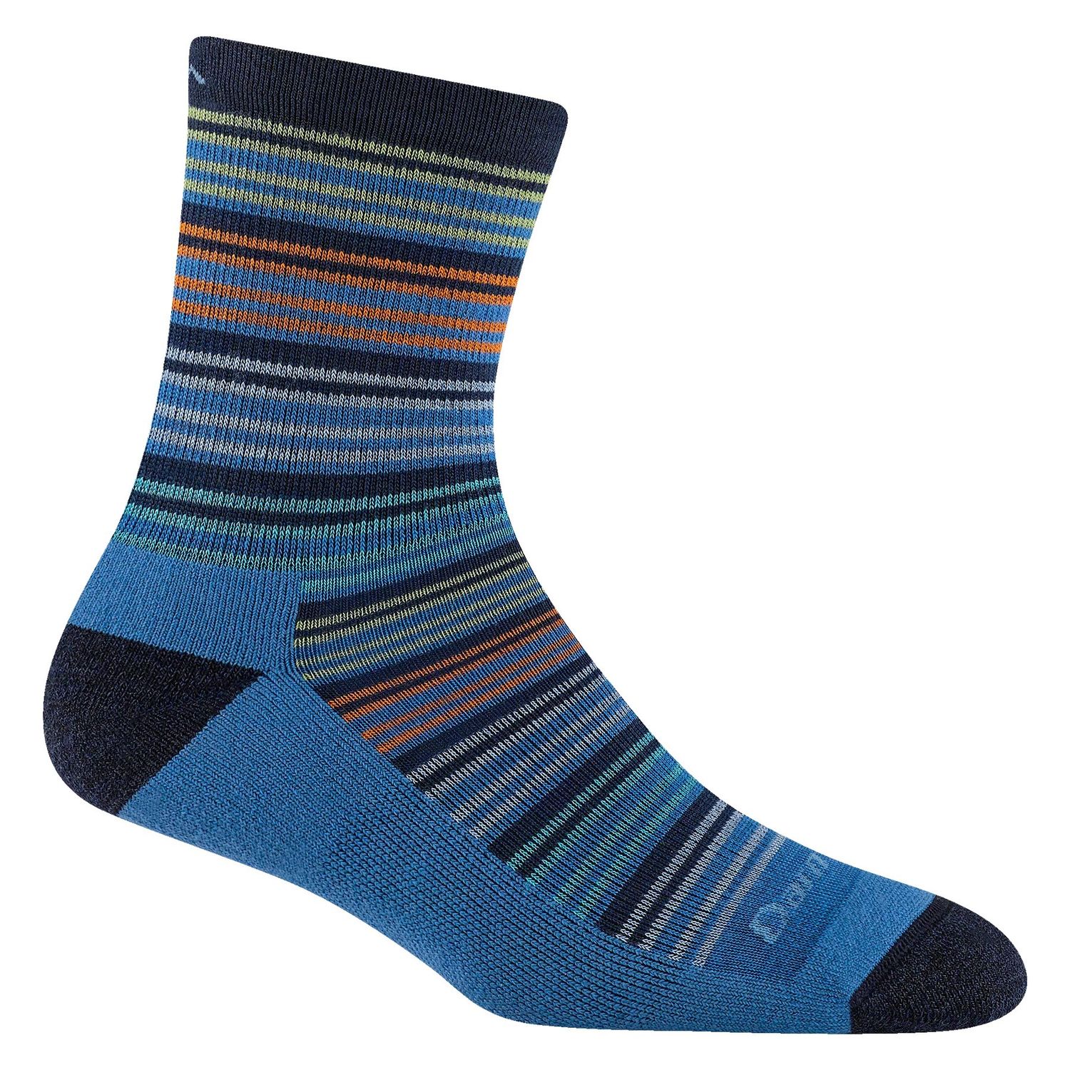 Darn Tough - Junior's Hike/Trek - Micro Crew, Lightweight, w/Cushion - Zebra Canyon - 3042, Colour: Stellar, Size: Medium