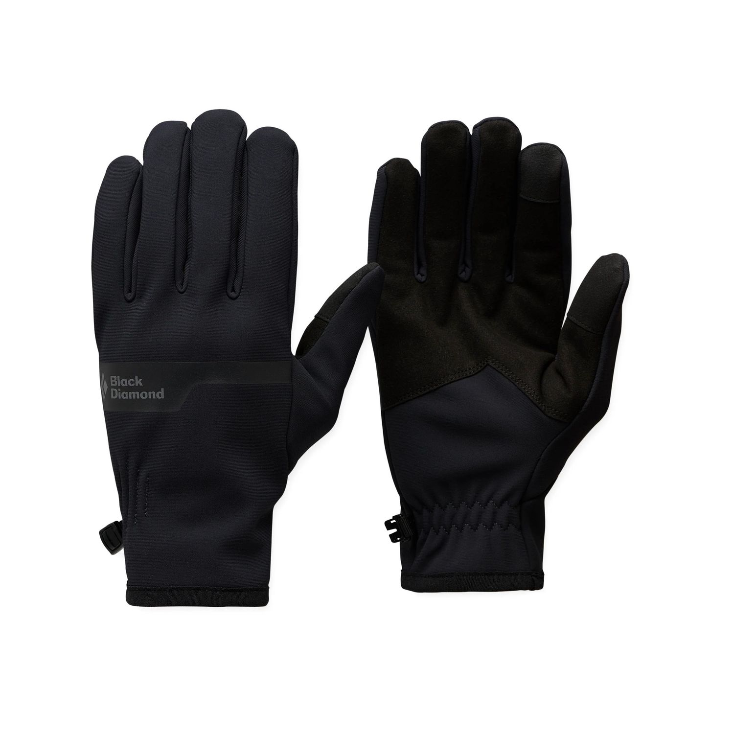 Black Diamond - Everyday Softshell Gloves, Colour: Black, Size: XSmall