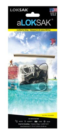 Loksak - aLoksak, Size: 2 Bags -12" x 12.5" bags  (30.5 x 31.8 cm)