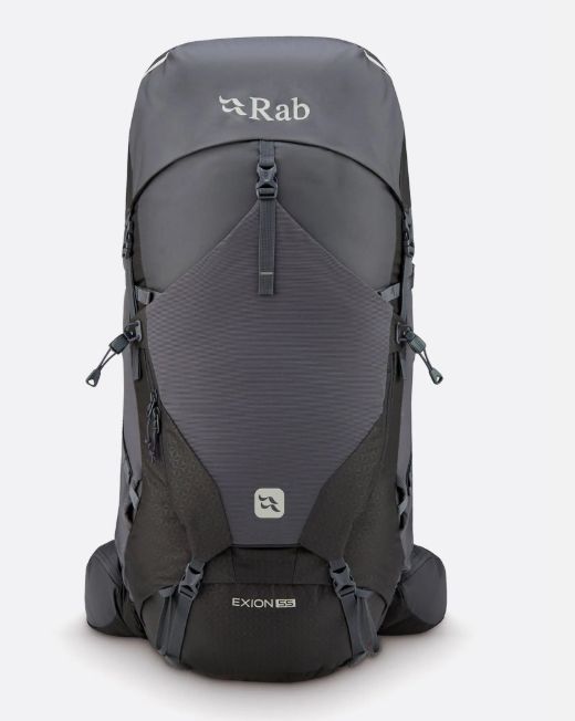 Rab - Exion 55L Hiking Pack, Colour: Anthracite/Graphene, Size: Med/Large