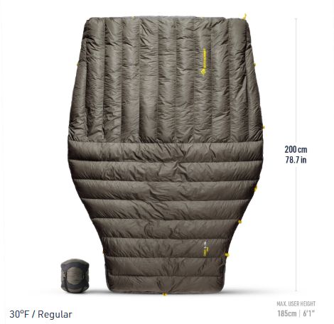 Sea To Summit - Ember Down Quilt, Size: Regular, Temp Rating: -1C|30F