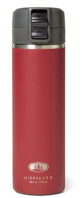 GSI - Microlite 720 Flip Lid Bottle - Red Dahlia