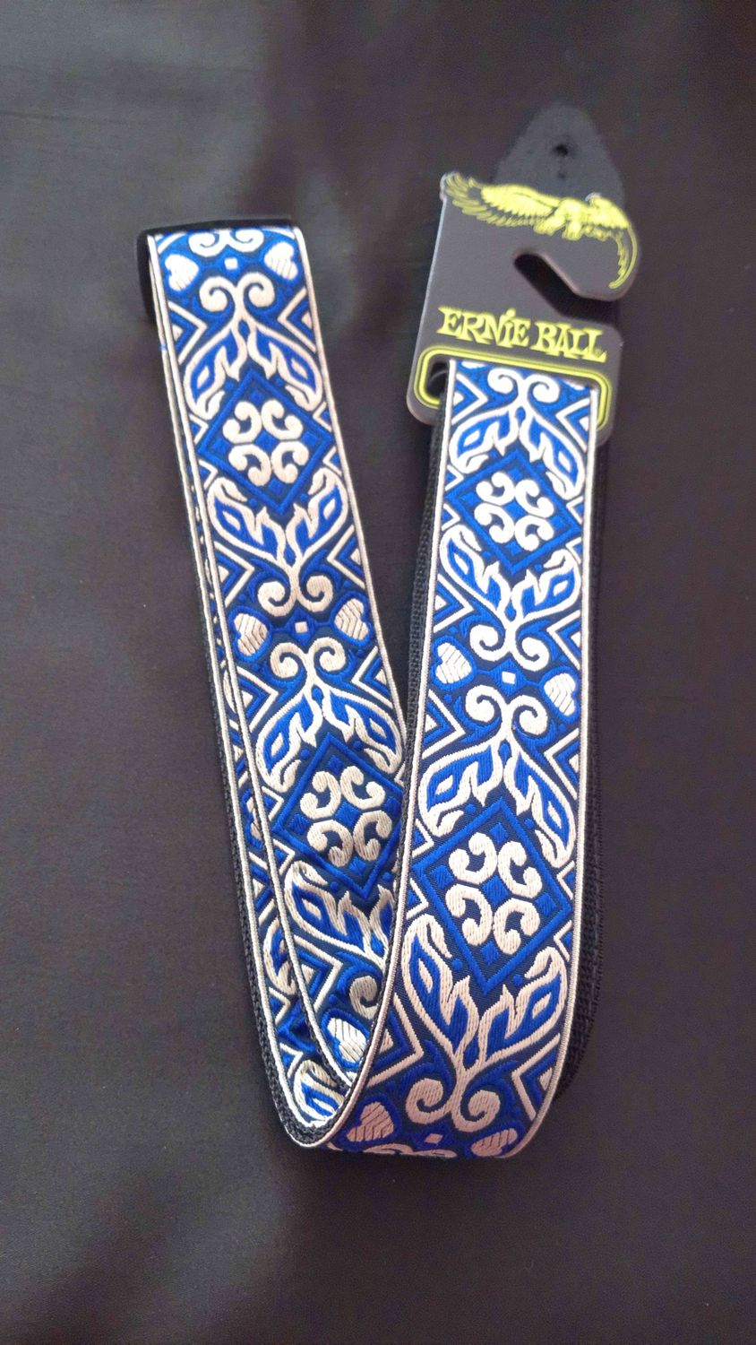 Ernie Ball Strap - Blue Jacquard