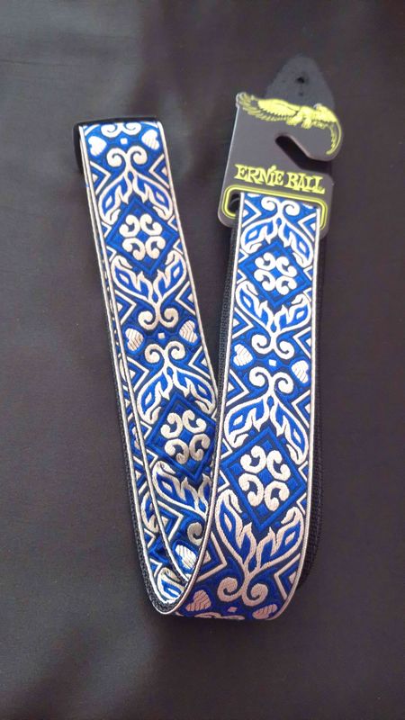 Ernie Ball Strap - Blue Jacquard