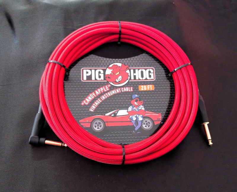 Pig Hog 20 Ft Candy Apple Red Right