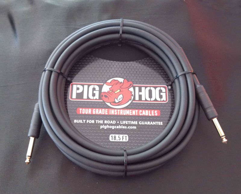 Pig Hog 18.5 ft Rubberized Cable