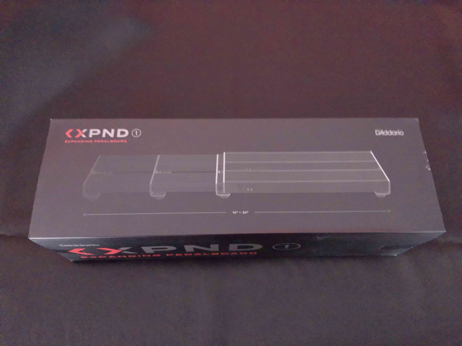 D&#39;Addario XPND PedalBoard 14&quot; - 24&quot;