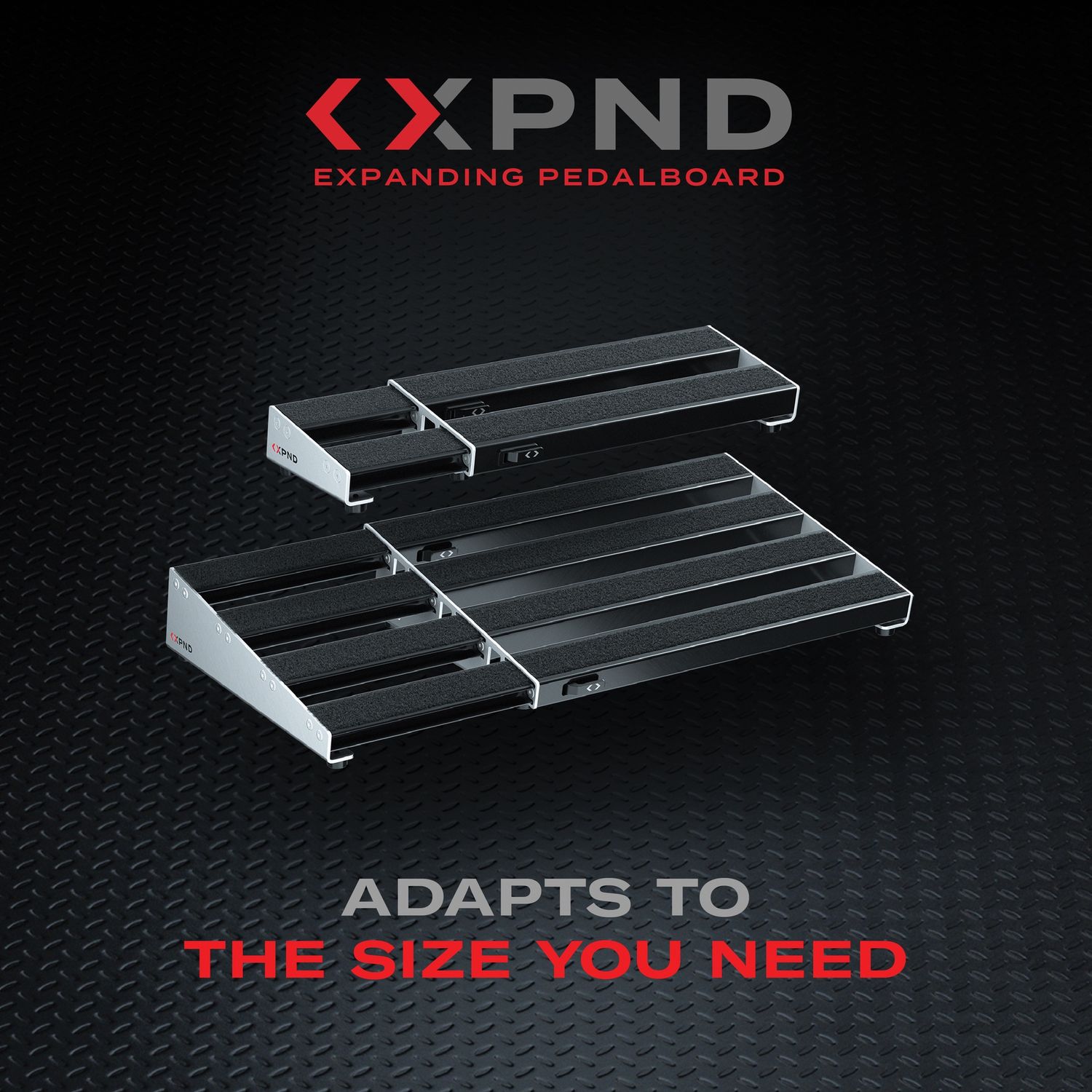 D&#39;Addario XPND Pedal Board 17&quot; - 31&quot;