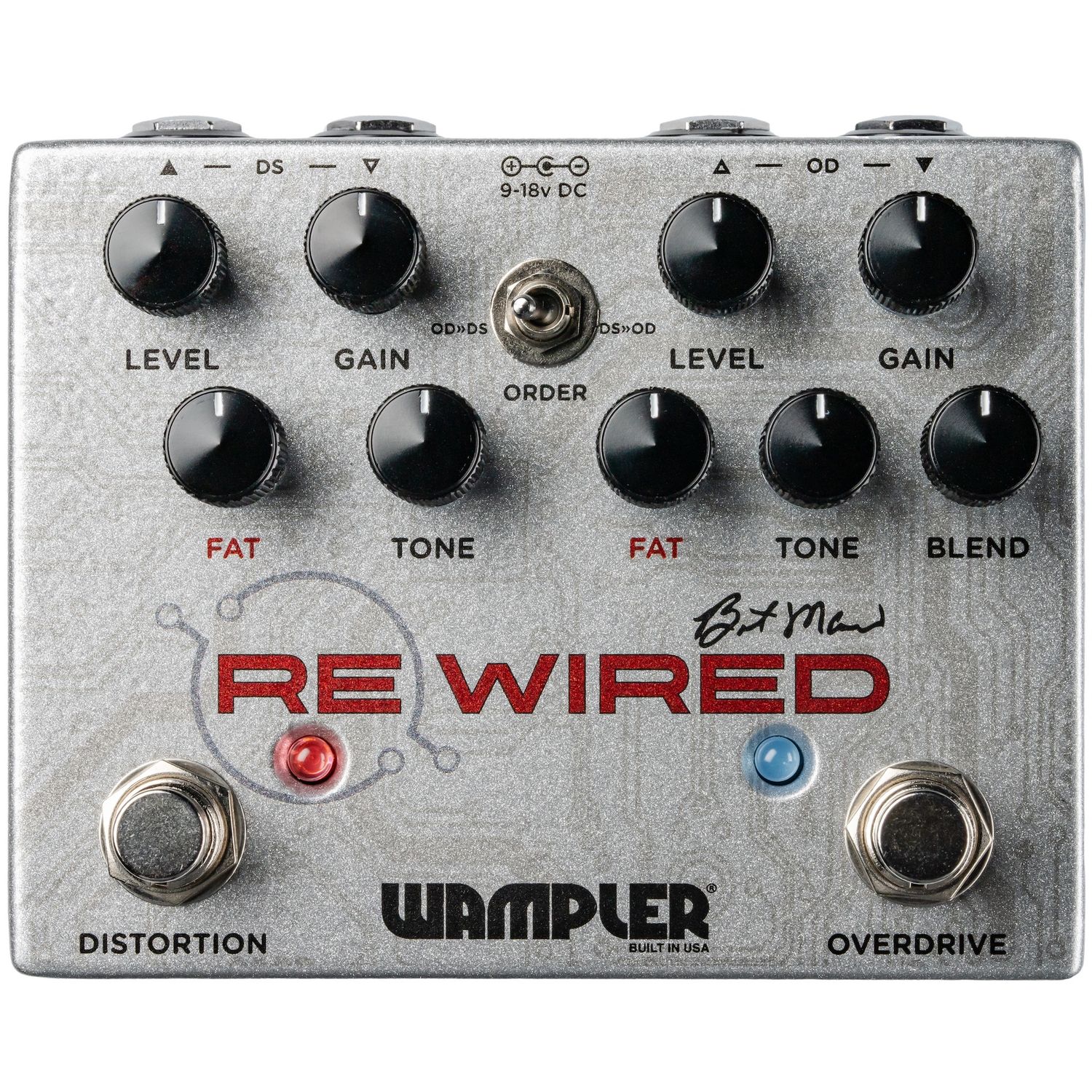 Wampler Rewired Brent Mason Signature Overdrive and Distortion