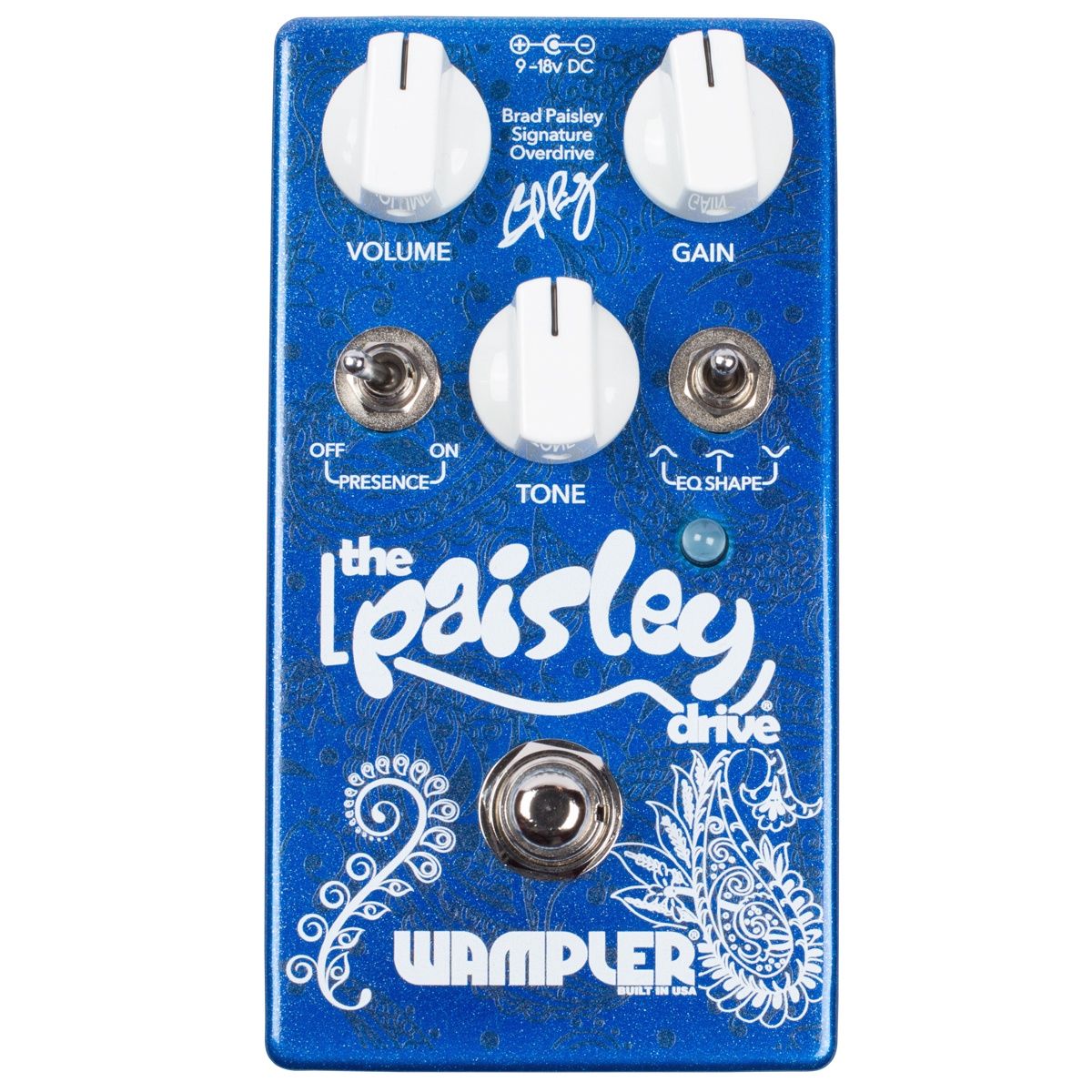 Wampler Signature Brad Paisley Overdrive Pedal