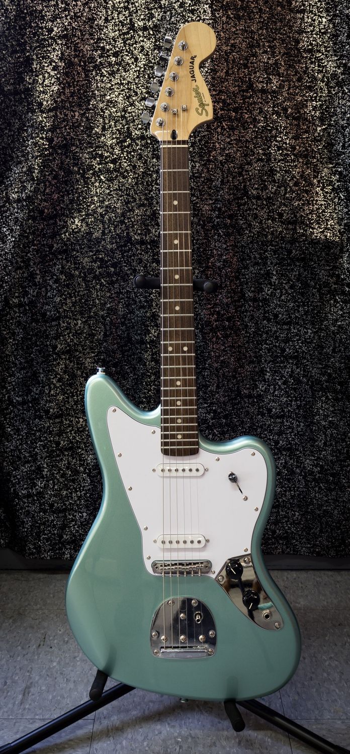 Squier FSR Affinity Series Jaguar- Mystic Seafoam Green